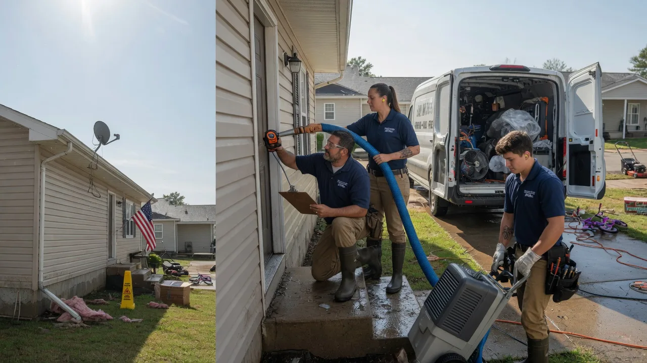 Ceiling Water Damage Restoration in Evergreen, MT near me